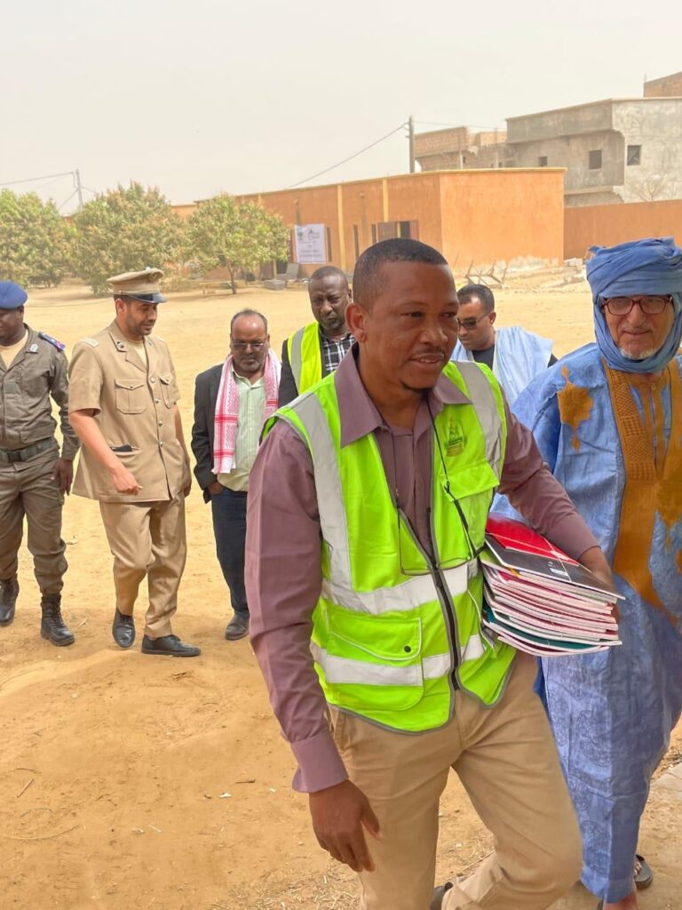 Membres de l'ARD en visite de suivi de chantier à Rosso